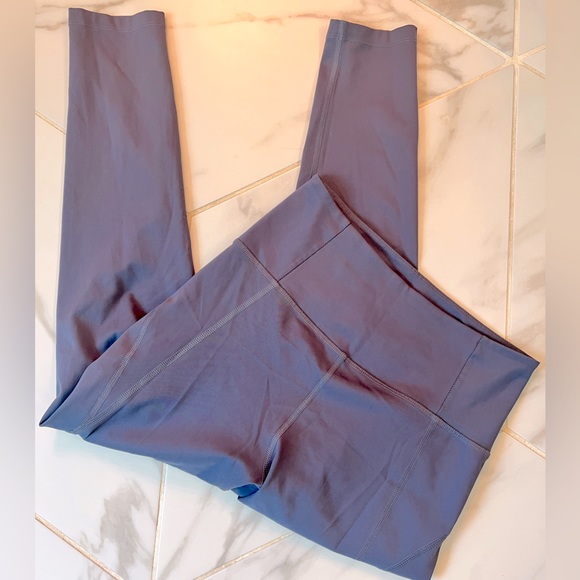 Pastel Blue Girlfriend Collective High Waist Compressive Leggings - Picture 2 of 3